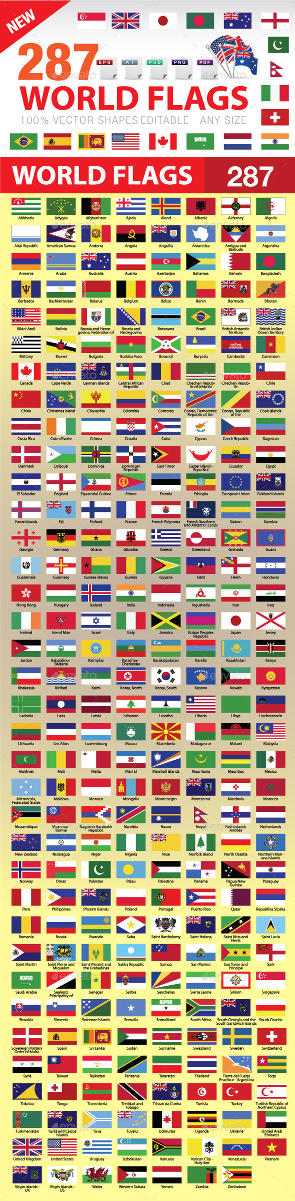 287 World Flags By Afarmedia Graphicriver